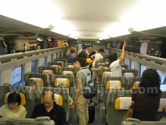 CRH Train ( D Train ) from Harbin to Beijing